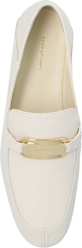 Salvatore Ferragamo Elaine loafers Beige Dames