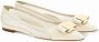 Salvatore Ferragamo Elegante Ballet Flats voor Vrouwen White Dames - Thumbnail 2