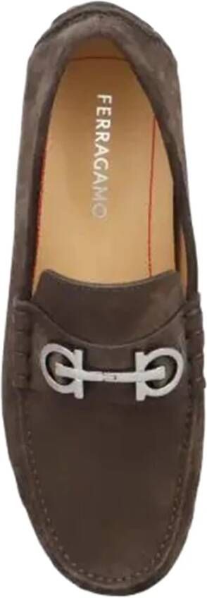 Salvatore Ferragamo Elegante Grazioso Loafers voor Heren Brown Heren