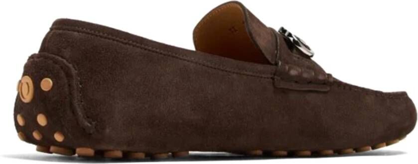 Salvatore Ferragamo Elegante Grazioso Loafers voor Heren Brown Heren