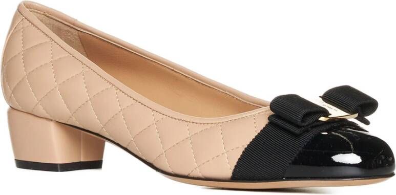 Salvatore Ferragamo Elegante Hak Vara Q Low 2 Multicolor Dames