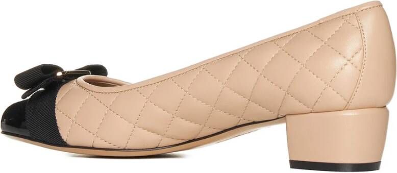 Salvatore Ferragamo Elegante Hak Vara Q Low 2 Multicolor Dames