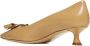 Salvatore Ferragamo Hakken 'Zelma' door Beige Dames - Thumbnail 2