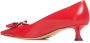 Salvatore Ferragamo Elegante Leren Schoenen Red Dames - Thumbnail 3