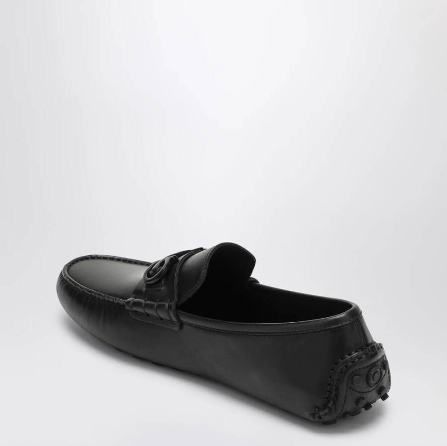 Salvatore Ferragamo Elegante Loafer Schoen Black Heren