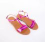 Salvatore Ferragamo Flat Sandals Roze Dames - Thumbnail 2