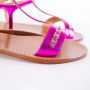Salvatore Ferragamo Flat Sandals Roze Dames - Thumbnail 3