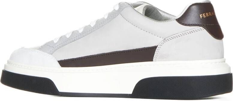 Salvatore Ferragamo Ganc Sneakers White Heren