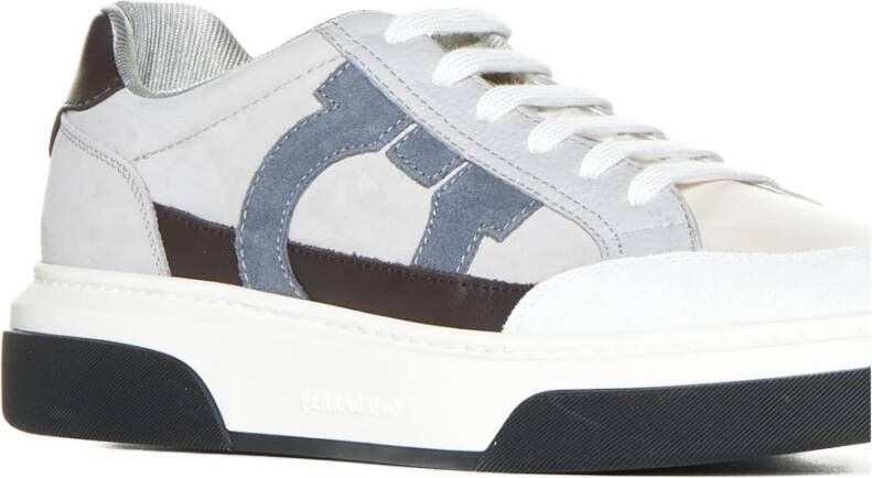 Salvatore Ferragamo Ganc Sneakers White Heren