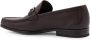 Salvatore Ferragamo Gancini Detail Leren Loafer Brown Heren - Thumbnail 3