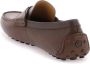 Salvatore Ferragamo Gancini Loafers van korrelig leer Brown Heren - Thumbnail 3