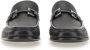 Salvatore Ferragamo Gancini Moccasin Ornament Hak Black Heren - Thumbnail 4