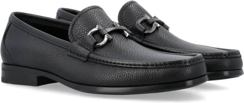 Salvatore Ferragamo Grandioso Loafers Zwart Black Heren