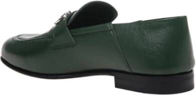 Salvatore Ferragamo Groene Ottone Loafer Schoenen Green Dames