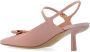 Salvatore Ferragamo Roze leren slingback pumps Pink Dames - Thumbnail 5