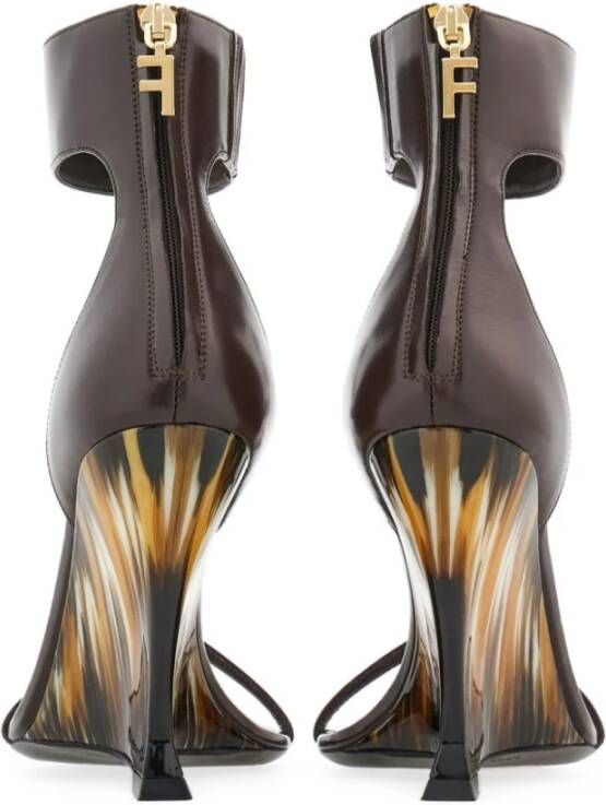 Salvatore Ferragamo High Heel Sandals Brown Dames