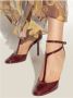 Salvatore Ferragamo Bordeaux Hak Lysandra Schoen Red Dames - Thumbnail 6