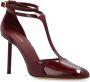 Salvatore Ferragamo Bordeaux Hak Lysandra Schoen Red Dames - Thumbnail 8