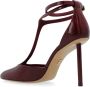 Salvatore Ferragamo Bordeaux Hak Lysandra Schoen Red Dames - Thumbnail 9