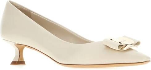 Salvatore Ferragamo Hoge hakken schoenen voor vrouwen Beige Dames