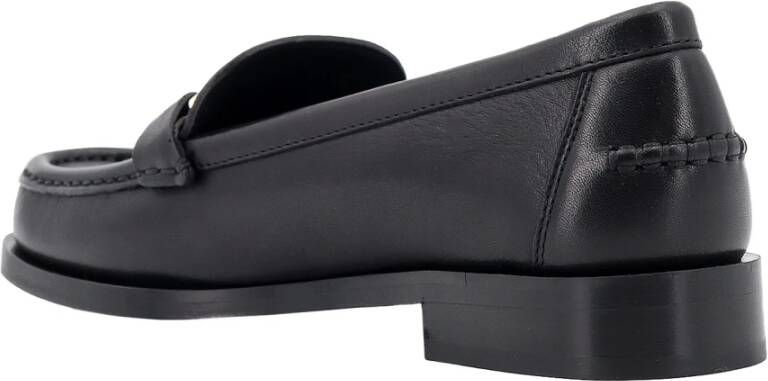 Salvatore Ferragamo Iconische Gancini Leren Loafer Black Dames