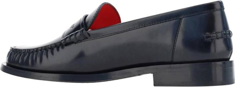 Salvatore Ferragamo Irina Leren Loafers Black Heren