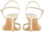 Salvatore Ferragamo Ivoor Leren Hagedis Sandalen Beige Dames - Thumbnail 2