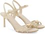 Salvatore Ferragamo Ivoor Leren Hagedis Sandalen Beige Dames - Thumbnail 3