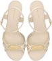 Salvatore Ferragamo Ivoor Leren Hagedis Sandalen Beige Dames - Thumbnail 5