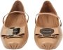 Salvatore Ferragamo Beige Ballerina Schoenen voor Vrouwen Beige Dames - Thumbnail 3