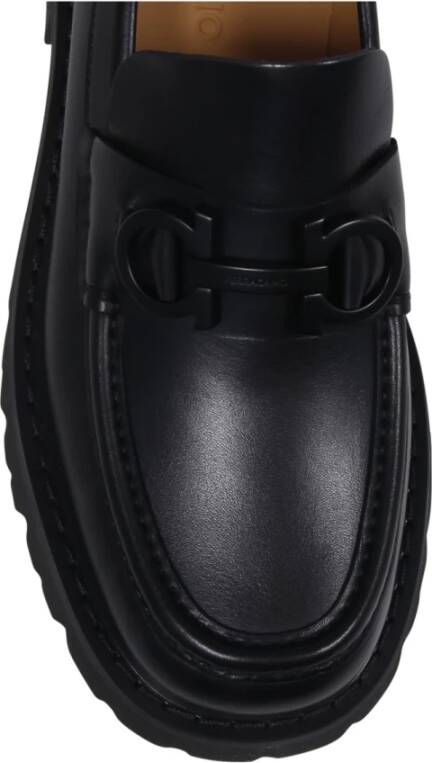 Salvatore Ferragamo Klassieke Florian Loafer in Zwart Biscotto Black Heren