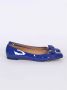 Salvatore Ferragamo Klassieke Leren Loafer Schoen Blue Dames - Thumbnail 2