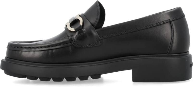 Salvatore Ferragamo Klassieke Nero Loafers Aw24 Black Heren