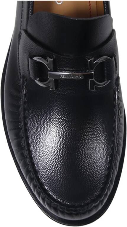 Salvatore Ferragamo Klassieke Zwarte Loafer Schoen Black Heren