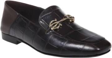 Salvatore Ferragamo Krokodil Loafer in Bruin Leer Brown Dames