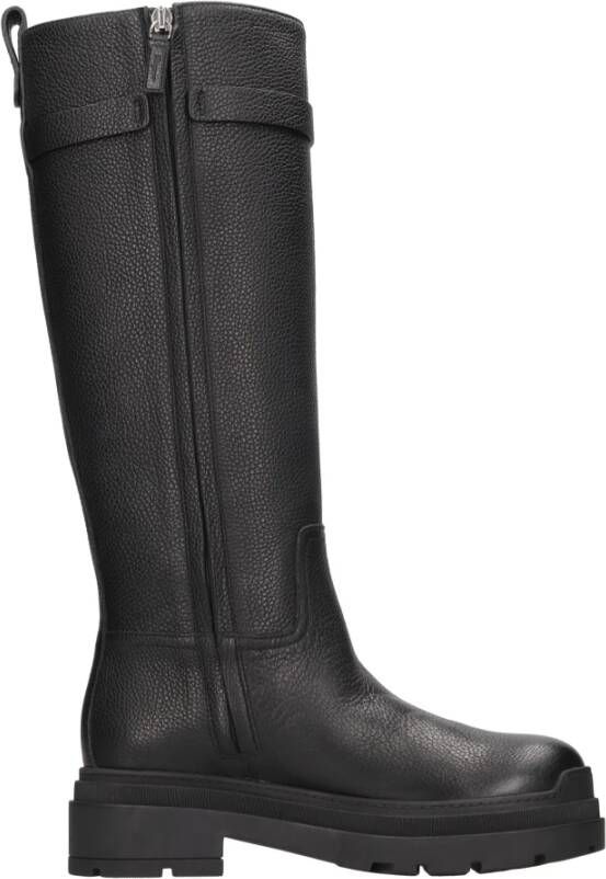 Salvatore Ferragamo Laarzen Zwart Black Dames