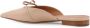 Salvatore Ferragamo Lakleren muil met strikdetail Beige Dames - Thumbnail 3