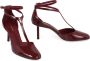 Salvatore Ferragamo Lakleren T-strap Stiletto Pumps Red Dames - Thumbnail 2