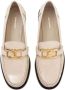 Salvatore Ferragamo Leren Loafers met Goudkleurige Hardware Beige Dames - Thumbnail 3