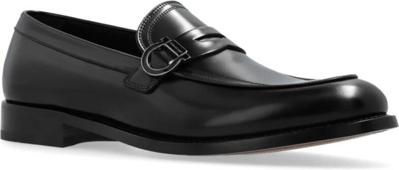 Salvatore Ferragamo Leren schoenen Canada Black Heren