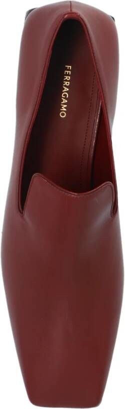 Salvatore Ferragamo Leren schoenen Carmelita Red Dames