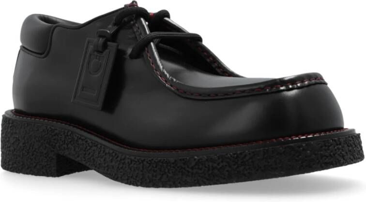 Salvatore Ferragamo Leren schoenen Cleveland Black Heren