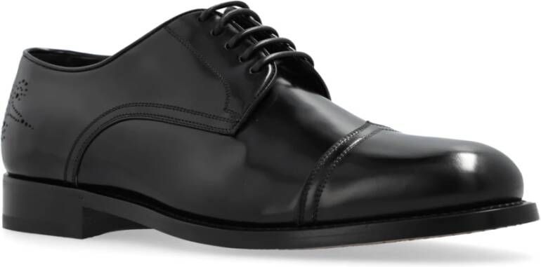 Salvatore Ferragamo Leren schoenen 'Credence' Black Heren