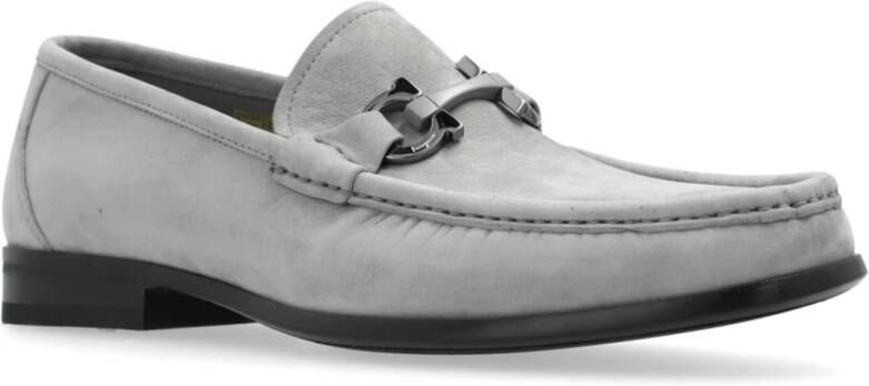 Salvatore Ferragamo Leren schoenen 'Grandioso2' Gray Heren