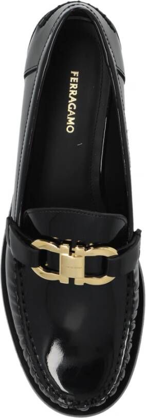 Salvatore Ferragamo Leren schoenen 'Maryan' Black Dames