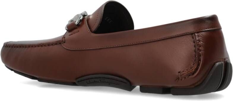 Salvatore Ferragamo Loafers Parigi New Brown Heren