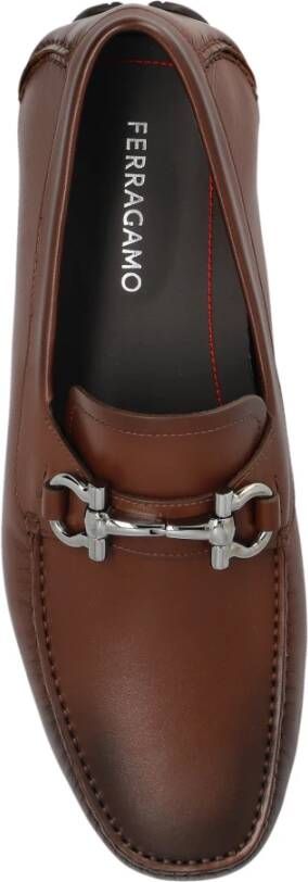 Salvatore Ferragamo Loafers Parigi New Brown Heren