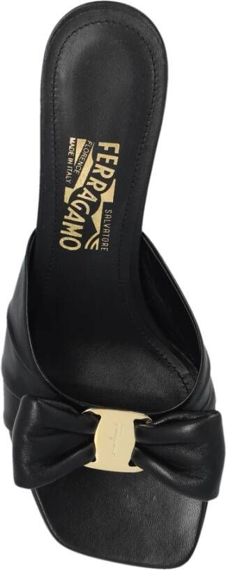 Salvatore Ferragamo Lucie mules Black Dames