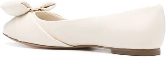 Salvatore Ferragamo Mascarpone Ballerina Schoenen White Dames