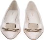 Salvatore Ferragamo Mesh Ballerina Flats Mascarpone Beige Dames - Thumbnail 3